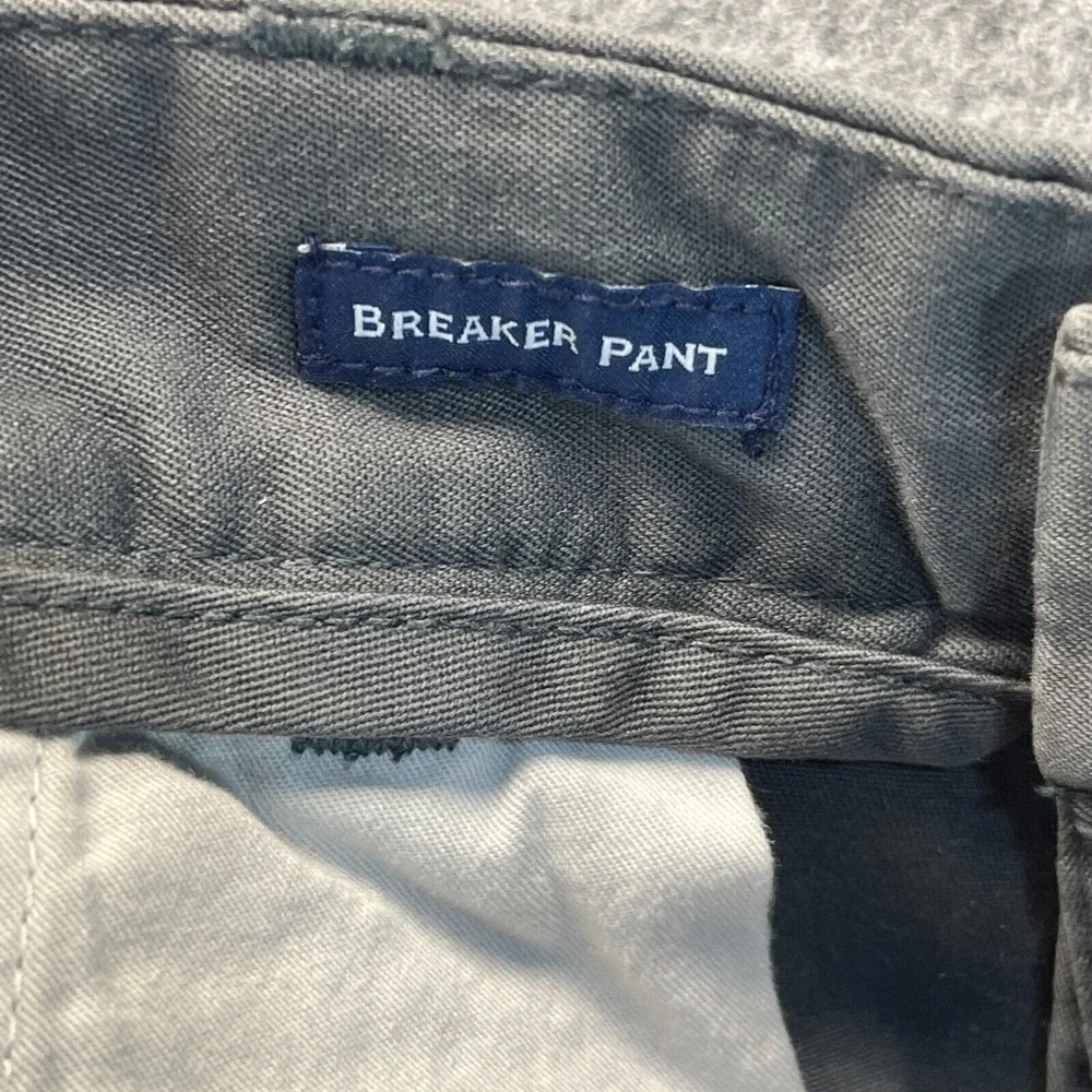 Vineyard Vines Pants Men's Size 30x32 Breaker Pant Straight Leg Gray Chino Pants - Picture 9 of 15